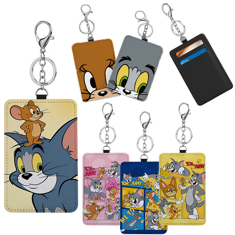 Travel Accessories Tech - 톰과 제리 휴대용 교통카드 홀더 키체인