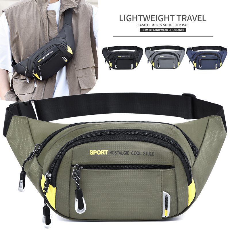 Travel Accessories Tech - 유니섹스 모바일 허리 가방 - 대용량,