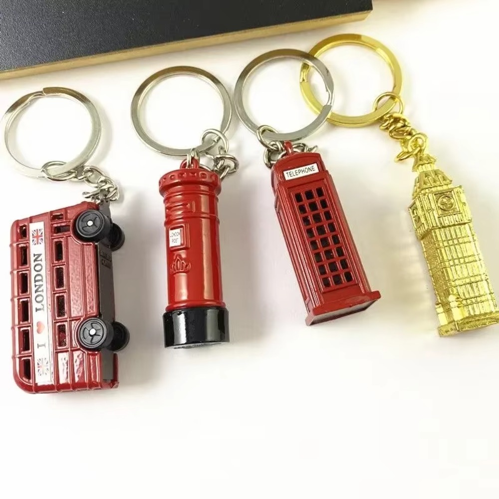Travel Accessories London - 패션 레드 런던 버스 열쇠 고리