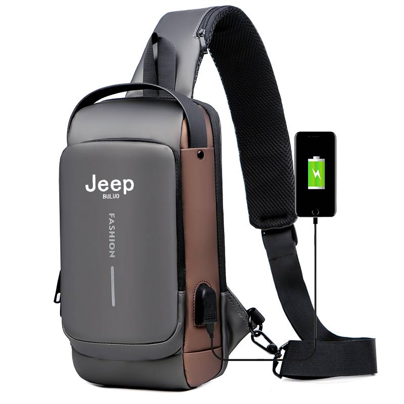 Travel Accessories Tech - 지프 불루오 남성용 도난 방지 슬링백