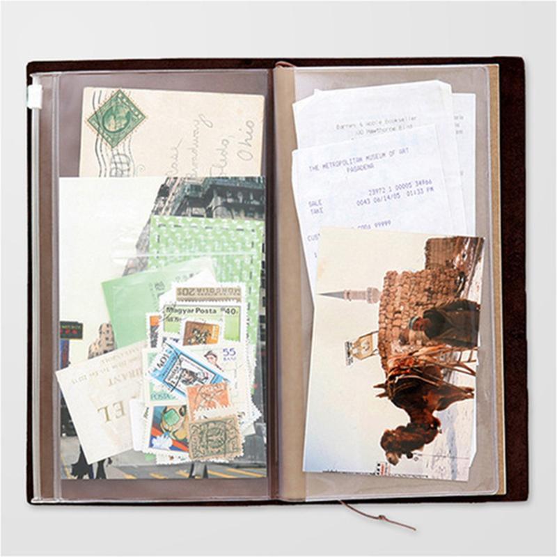 미도리 트래블러스 노트 PVC 지퍼백 저널 플래너 카드 - Travel Accessories Pack 리뷰 및 가격