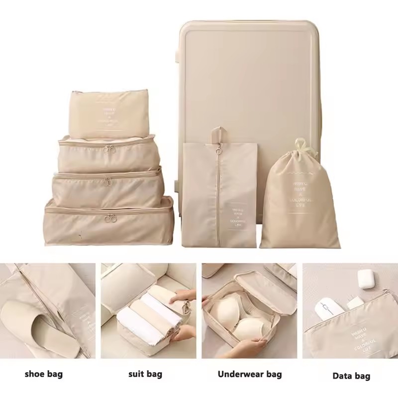 여행용 수납 가방 세트 7/8/9/10종 디지털 화장품 - Travel Accessories Packing Cubes 리뷰 및 가격