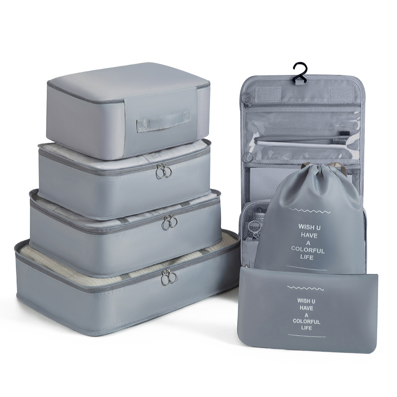 기숙사생용 다용도 여행 수납 세트, 옷, 세면도구, 신 - Travel Accessories Packing Cubes 리뷰 및 가격