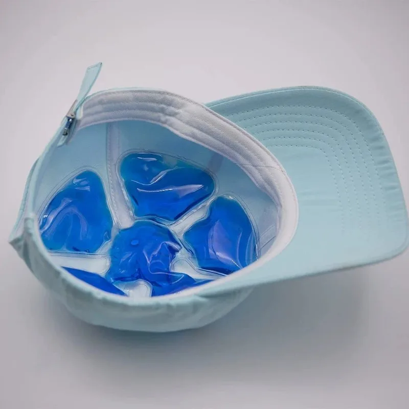 블루 PVC 젤 아이스팩 - 헬멧 및 모자용 조절 가능 - Travel Accessories Pack 리뷰 및 가격