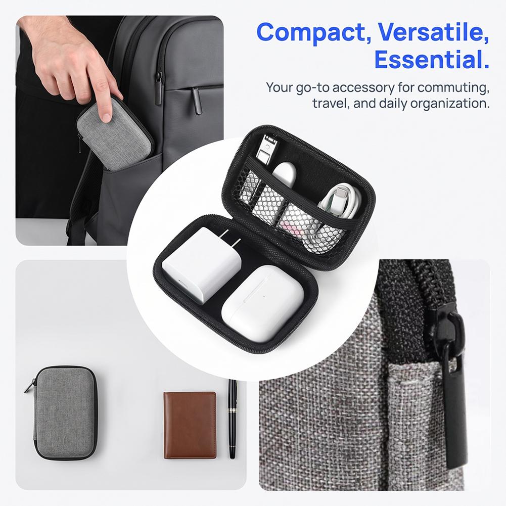 비즈니스 헤드폰 가방 휴대용 지퍼 이어폰 보관 가방 충 - Cable Organizer Travel 리뷰 및 가격