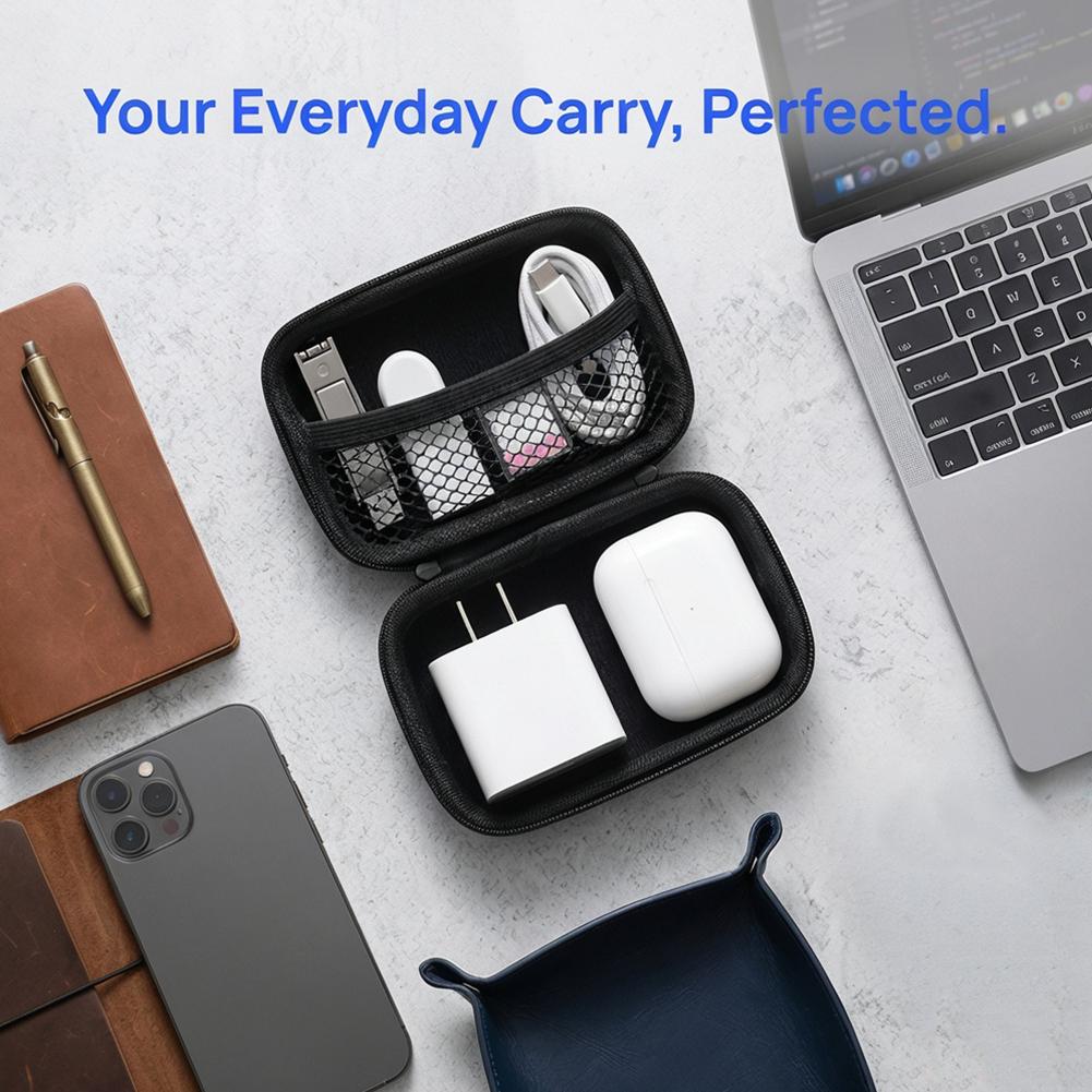 비즈니스 헤드폰 가방 휴대용 지퍼 이어폰 보관 가방 충 - Cable Organizer Travel 리뷰 및 가격