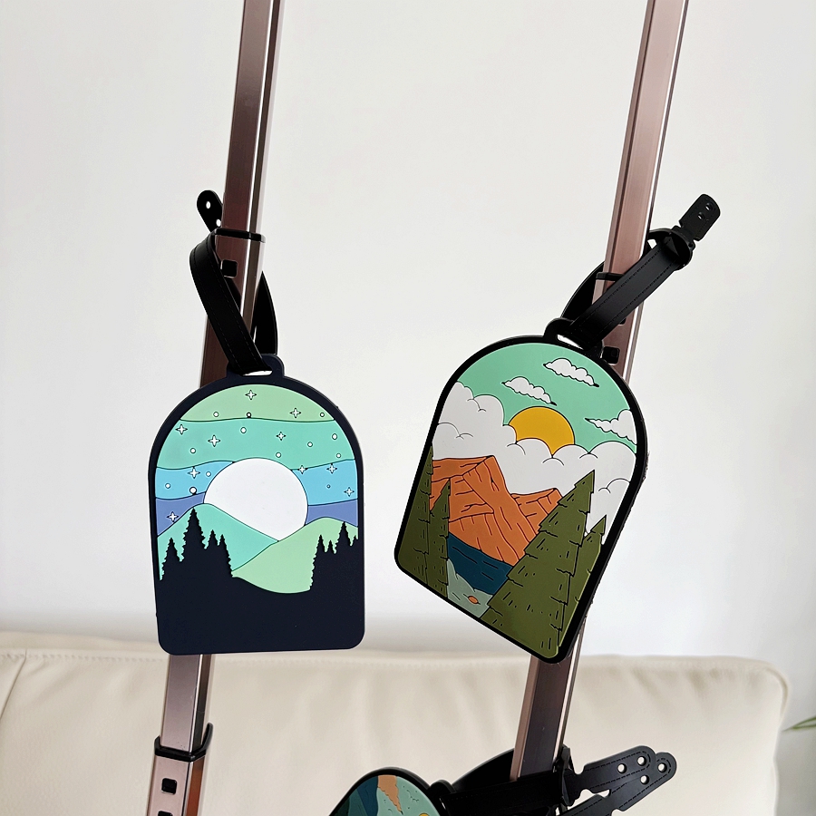 1/3/6pcs 풍경 수하물 태그, 역 여행 수하물 체 - Travel Accessories International 리뷰 및 가격