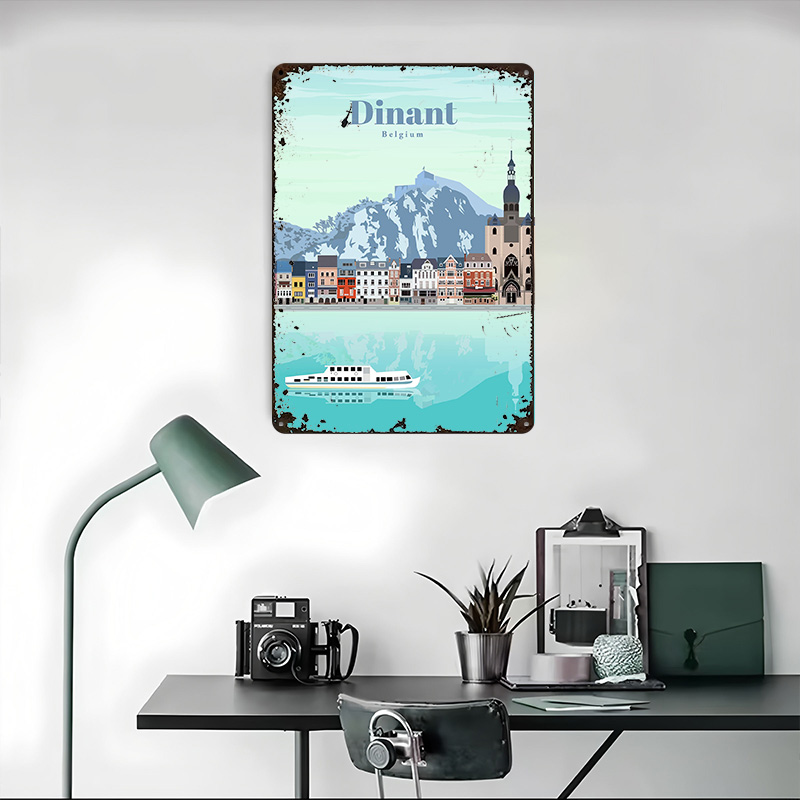 디나상 여행 여행을 가진 사람들을 위한 인쇄된 포스터  - Travel Accessories For Europe 리뷰 및 가격