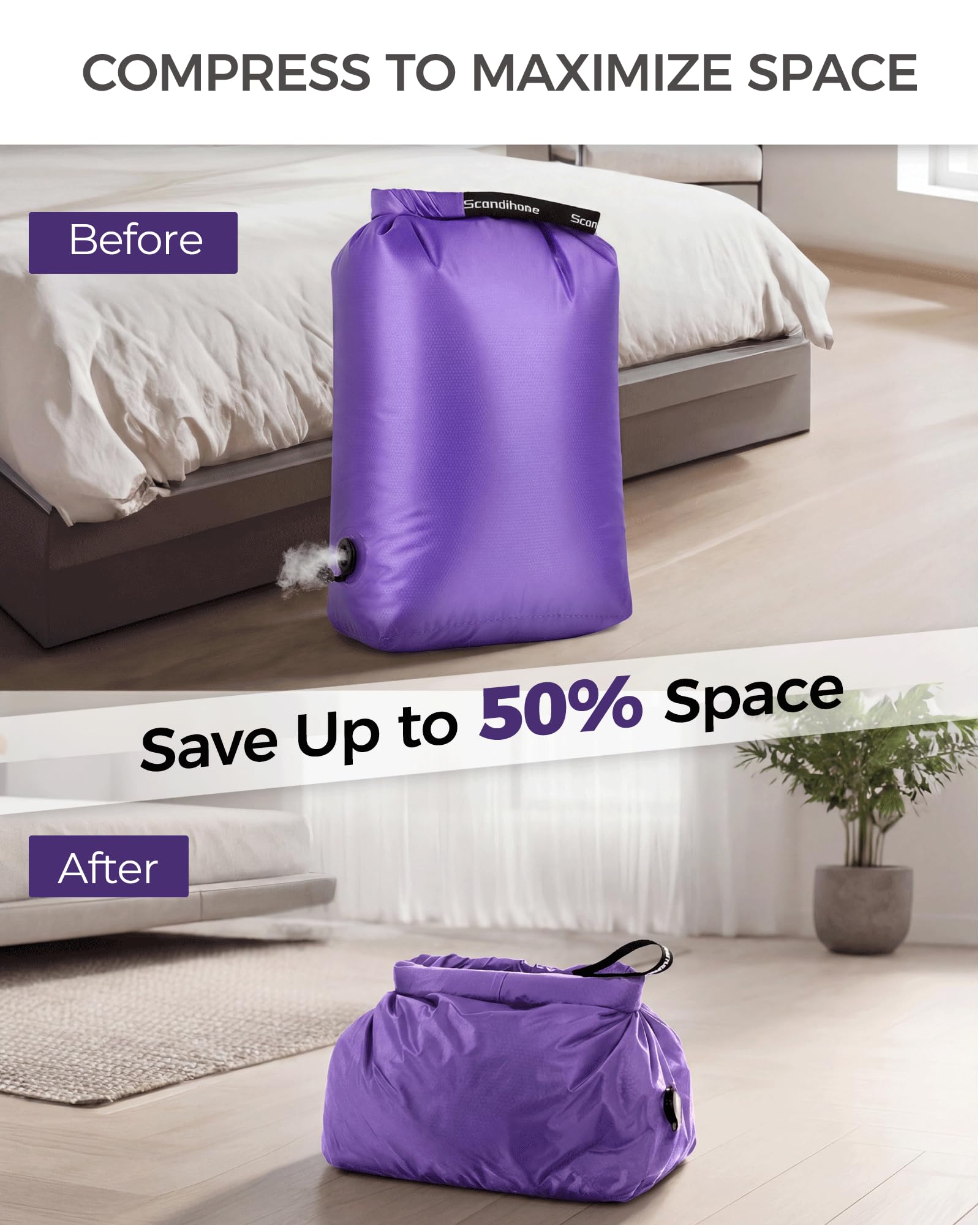 여행용 범프프리 압축백 방수 진공 보관백 옷 정리 공간 - Travel Accessories Packing Cubes 리뷰 및 가격