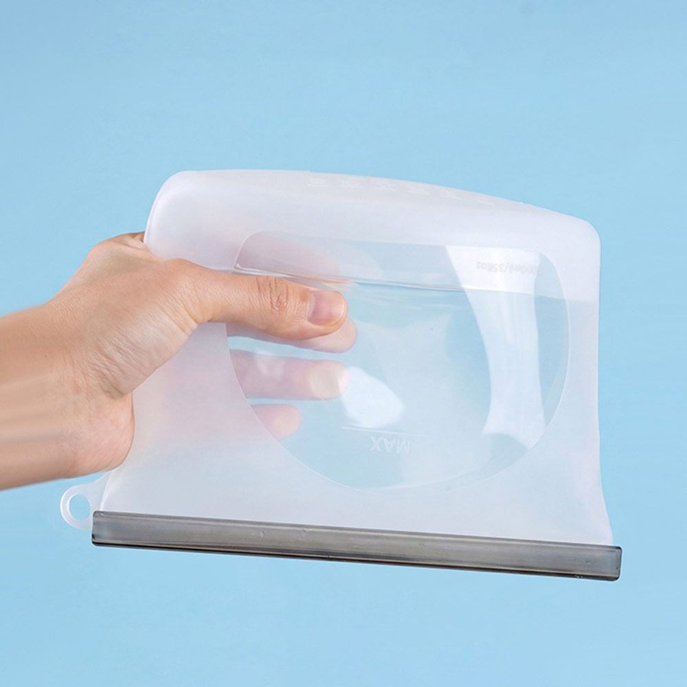 실리콘 식품 보존 백 방습 신선도 유지 식품 포장 백  - Reusable Zip Bag 리뷰 및 가격