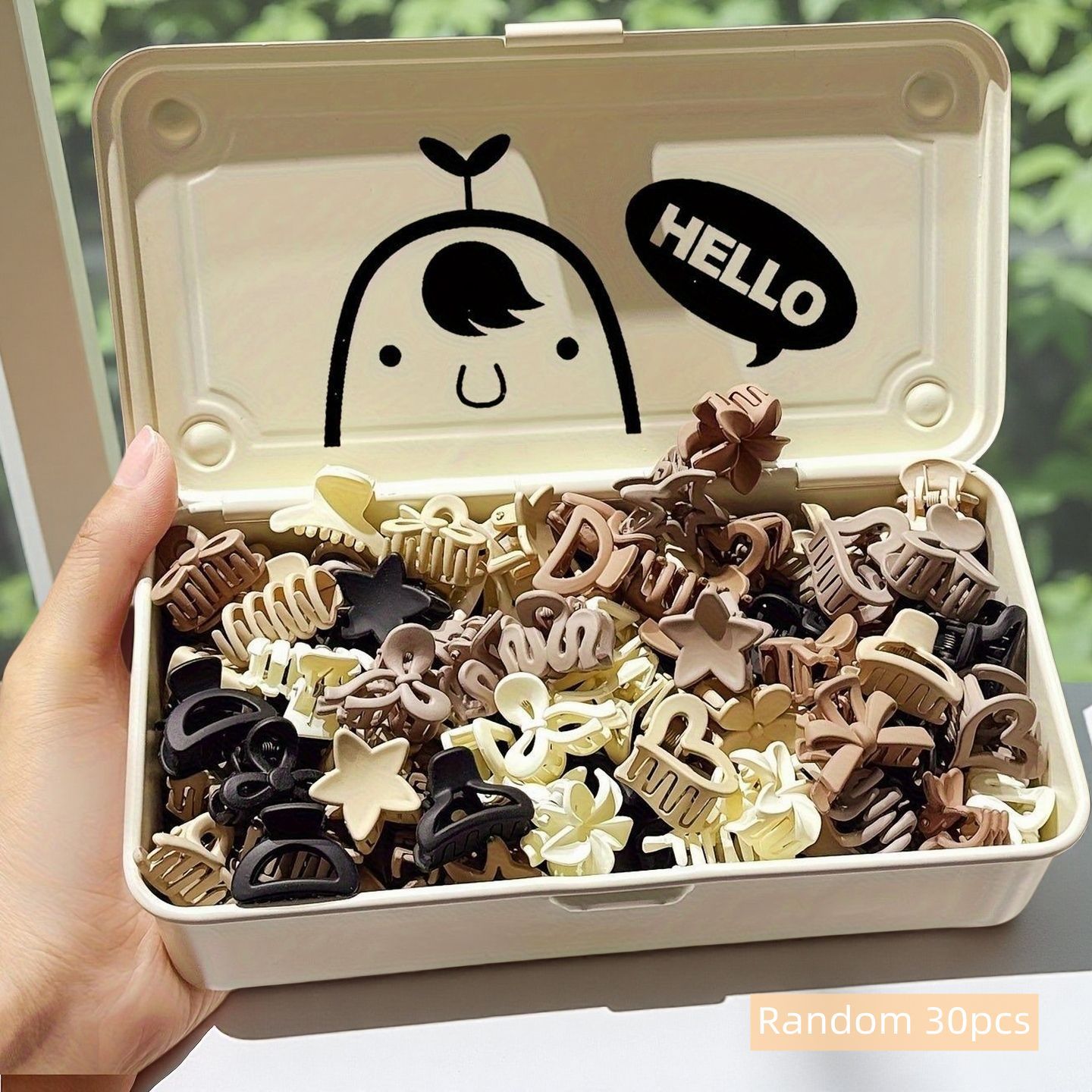 10/20/30개 베이지 혼합 팩 소형 클립, 귀여운  - Travel Accessories Pack 리뷰 및 가격
