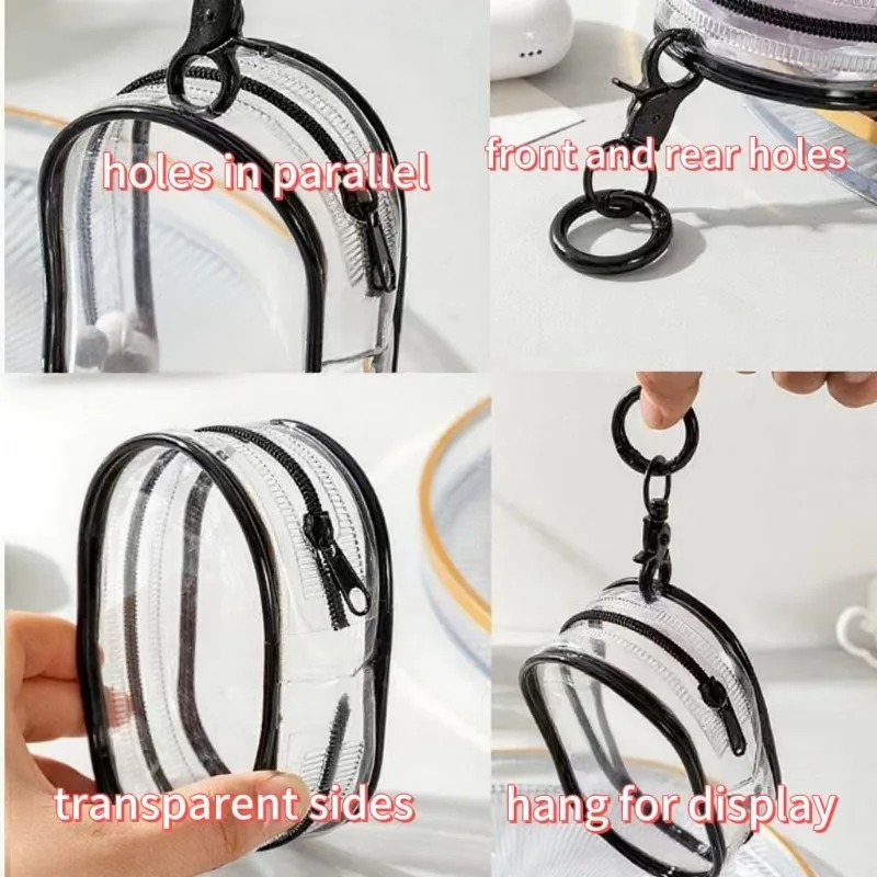 휴대용 여행 방수 데이터 케이블 보관 가방 투명 PVC - Cable Organizer Travel 리뷰 및 가격