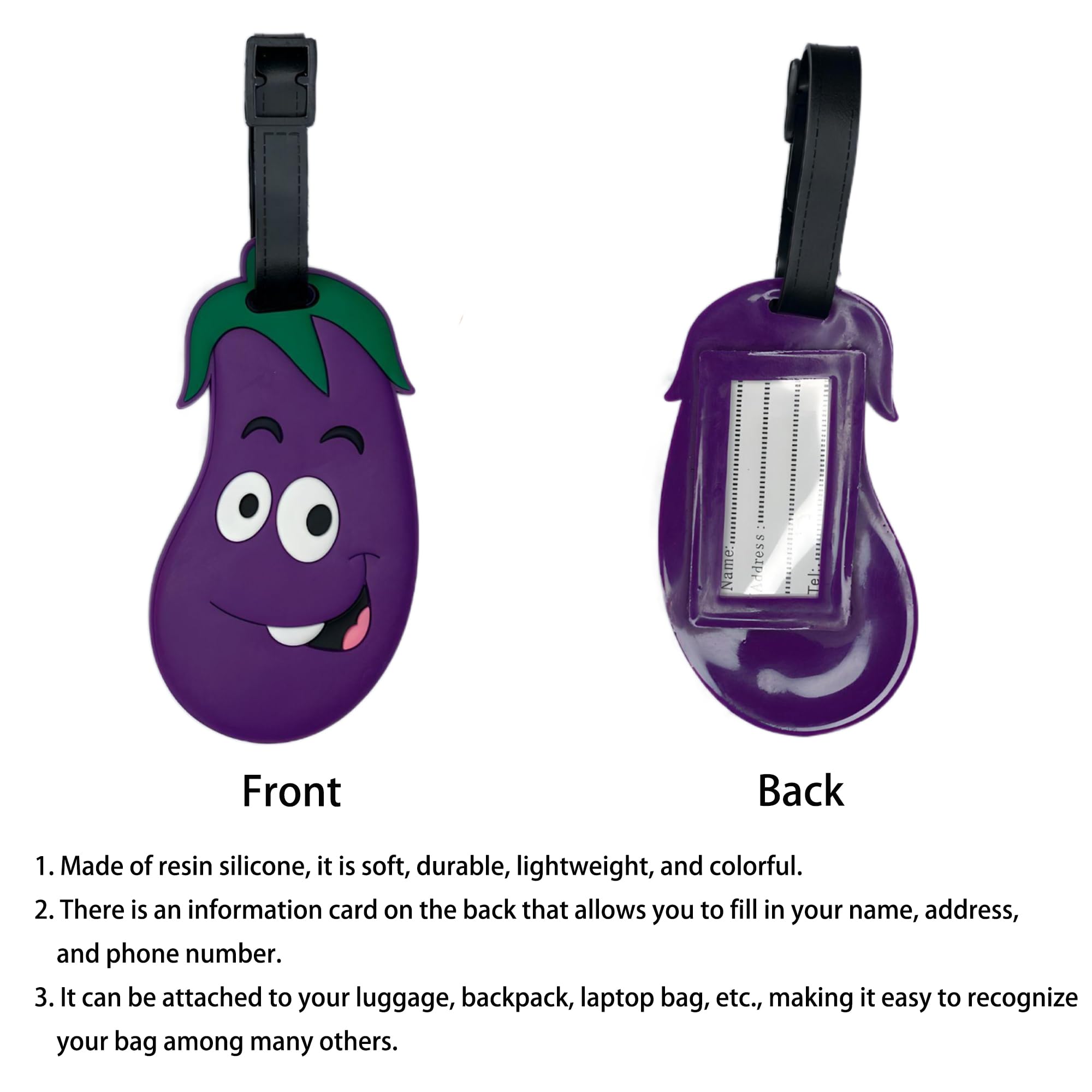 딸기 가지 당근 파인애플 수하물 태그 여행용품 태그 여 - Travel Accessories International 리뷰 및 가격