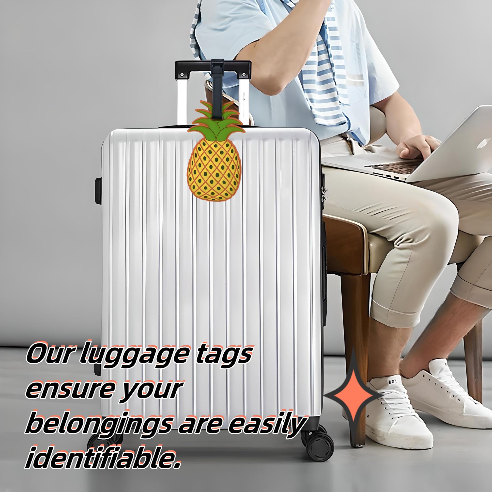 딸기 가지 당근 파인애플 수하물 태그 여행용품 태그 여 - Travel Accessories International 리뷰 및 가격