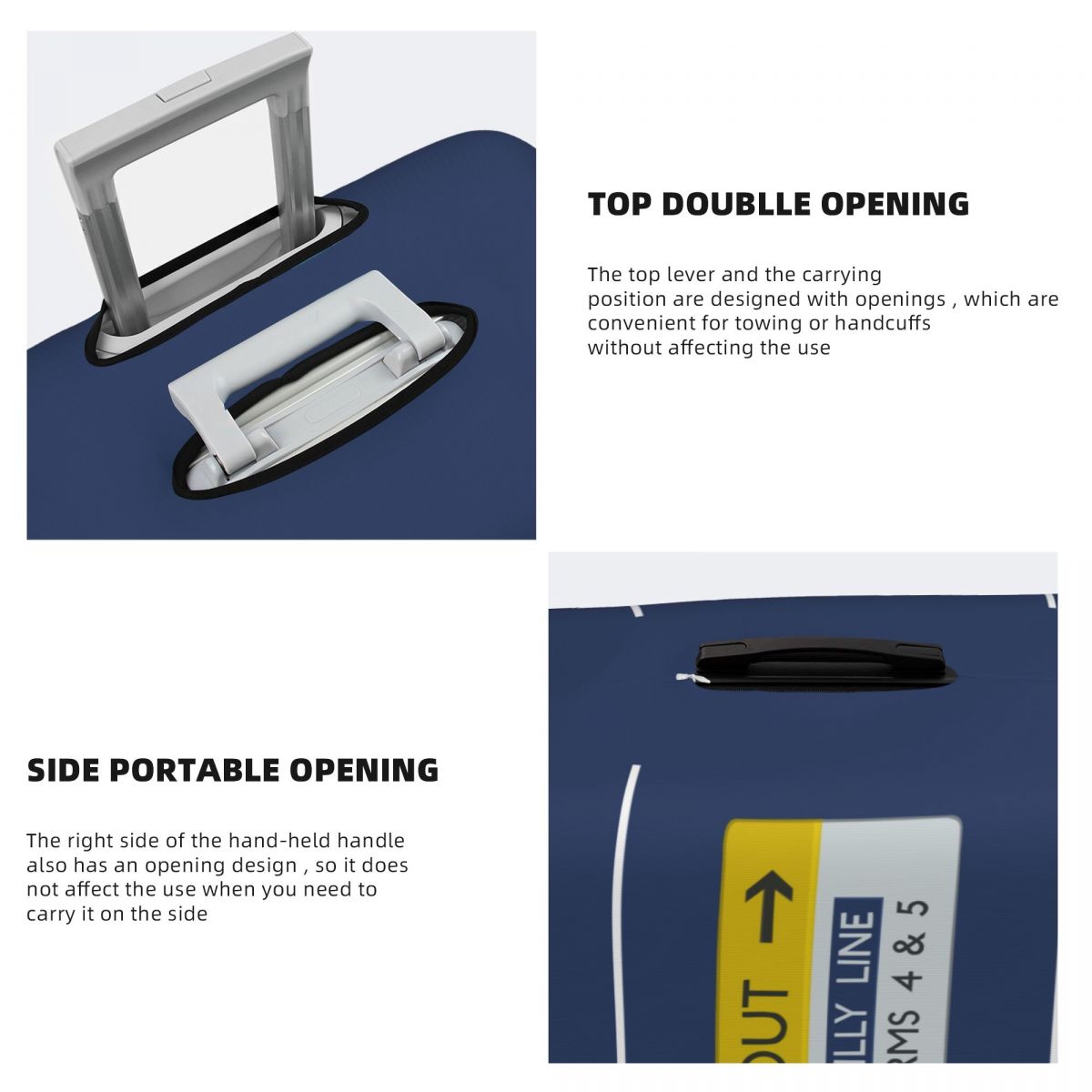 런던 지하철 탈출로 표시 여행용 가방 보호 커버, 18 - Travel Accessories London 리뷰 및 가격
