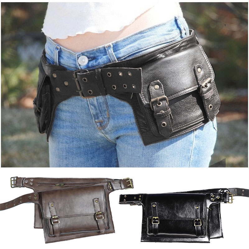 중세 Steampunk PU 가죽 유틸리티 벨트 허리  - Travel Accessories For Europe 리뷰 및 가격