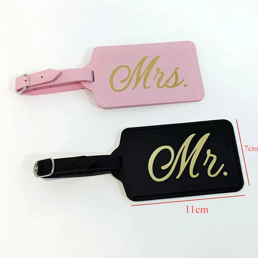 Mr Mrs 커플용 수하물 걸이 태그, 이름 ID 카드 - Luggage Tag Leather 리뷰 및 가격