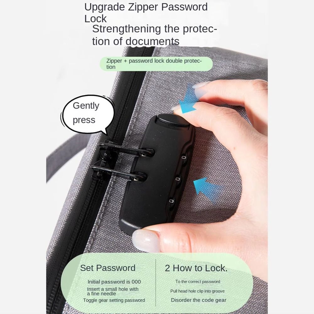 옥스포드 원단 비밀번호 잠금 가방 대용량 휴대용 여행  - Reusable Zip Bag 리뷰 및 가격