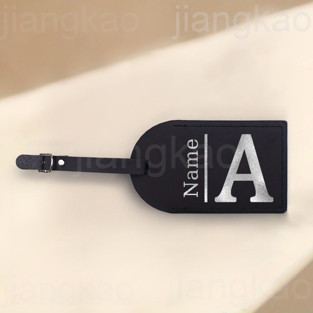 이름이있는 개인화 된 편지 모노그램 수하물 태그 Pu  - Luggage Tag Leather 리뷰 및 가격