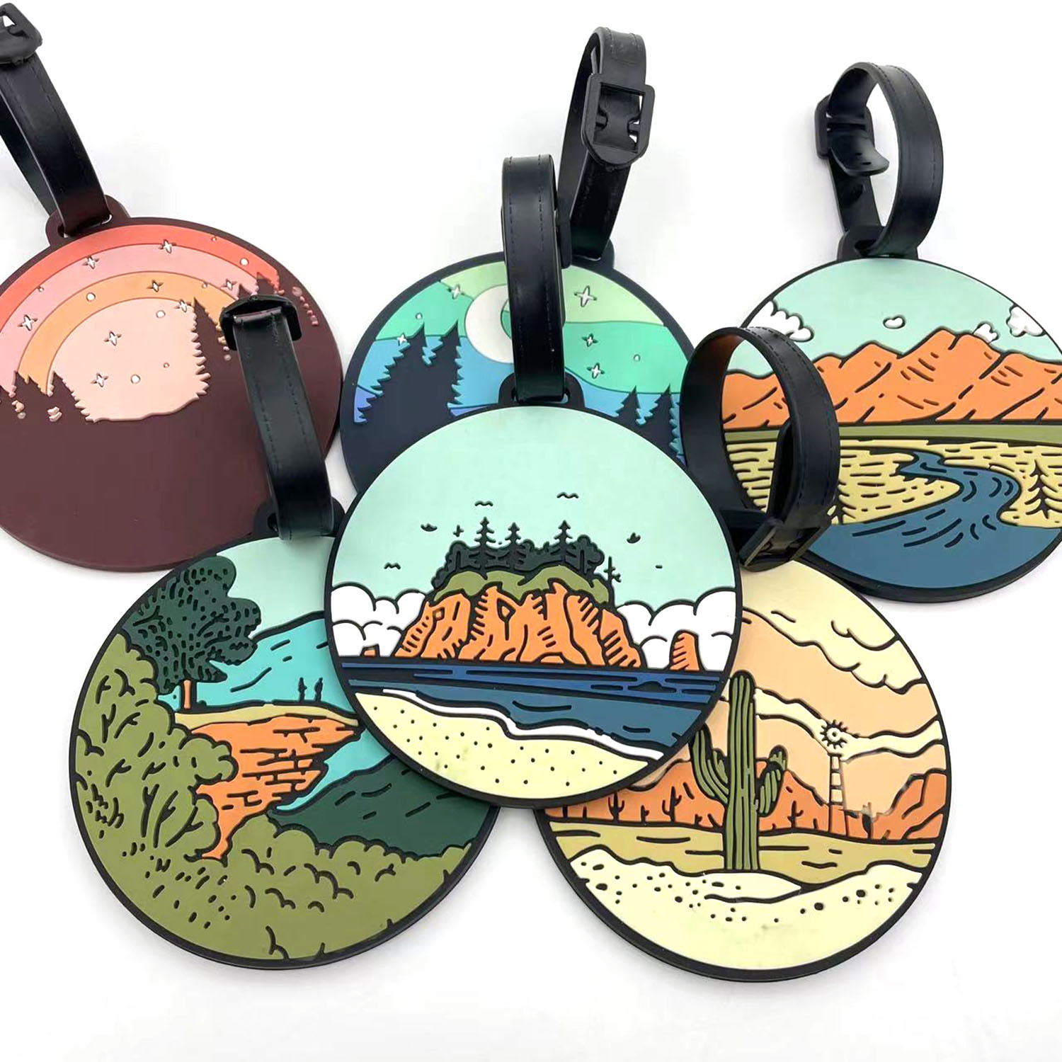 별이 빛나는 하늘 풍경 수하물 태그 펜던트 분실 방지  - Travel Accessories International 리뷰 및 가격