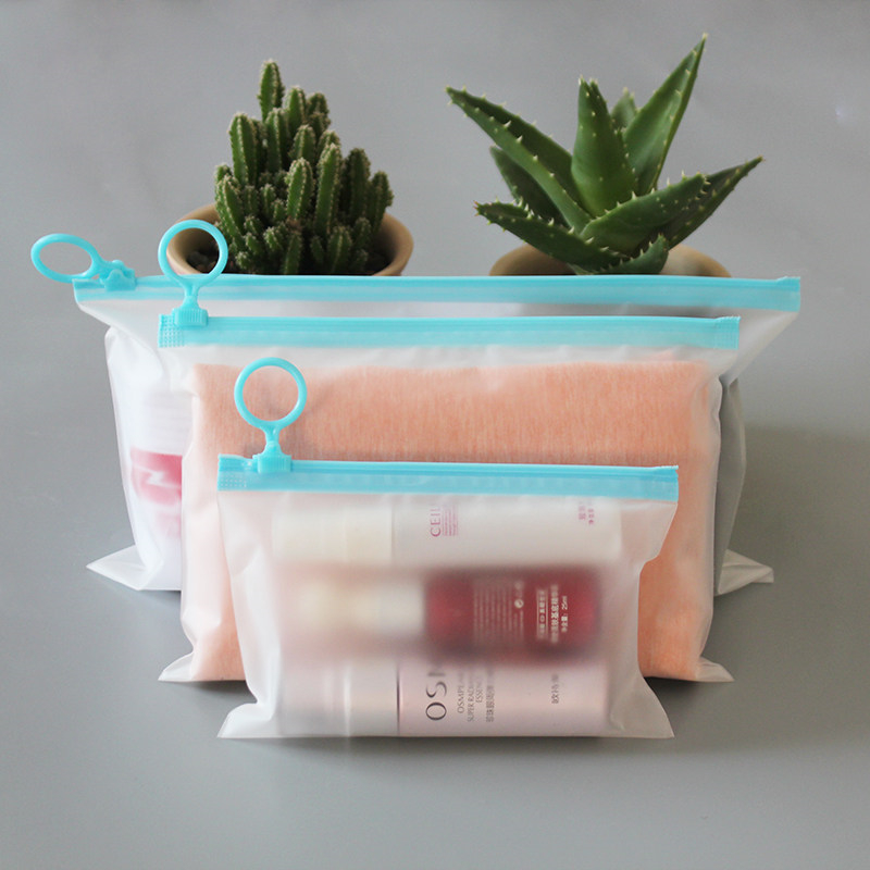 TETP 반투명 지퍼백 (파란색 손잡이 포함) - 스킨 - Reusable Zip Bag 리뷰 및 가격