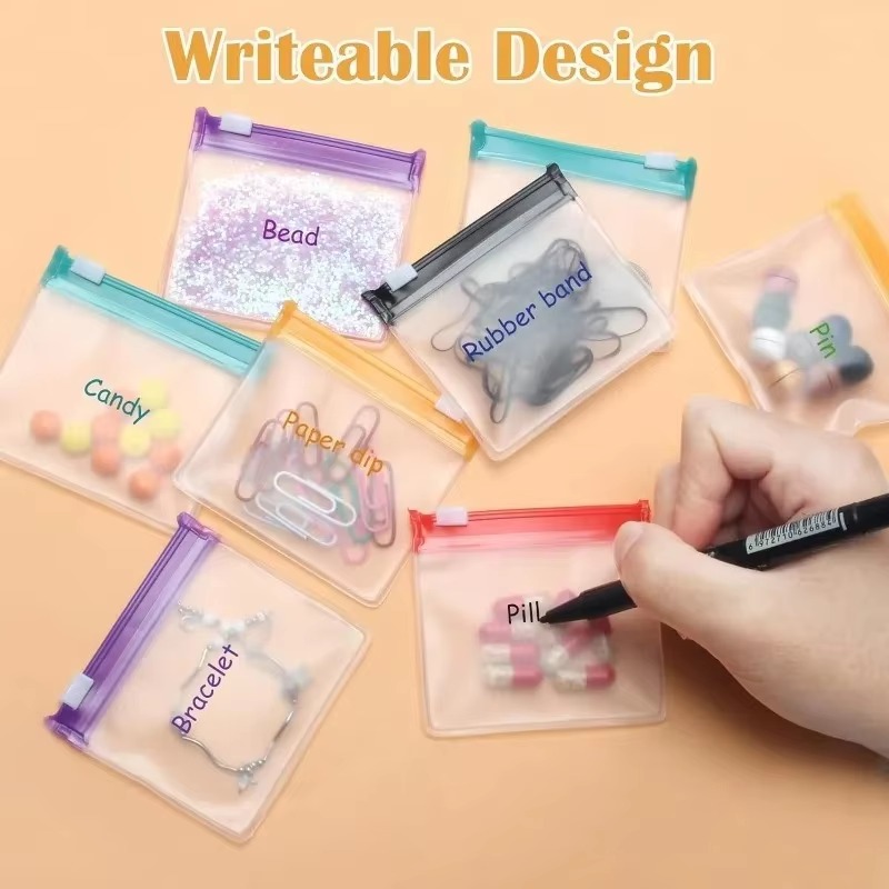 미니 컬러풀 알약 보관용 가방 재사용 가능한 약품 지퍼 - Reusable Zip Bag 리뷰 및 가격