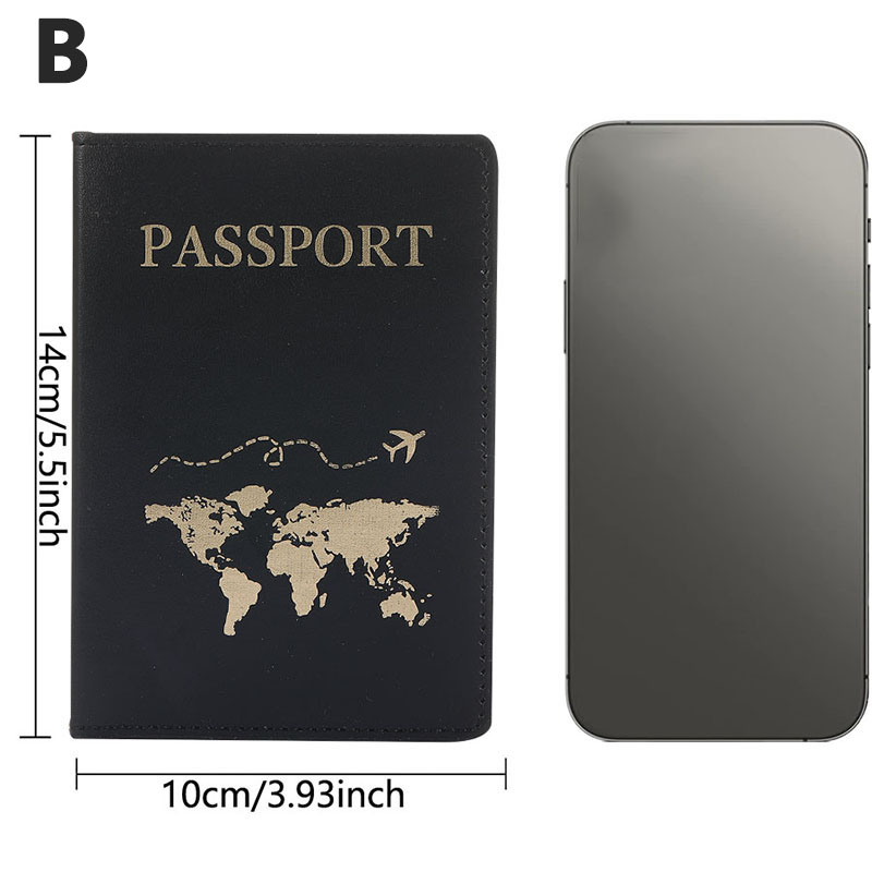 연인 세계지도 여권 커버 핫 스탬핑 간단한 비행기 여성 - Travel Accessories Plane 리뷰 및 가격