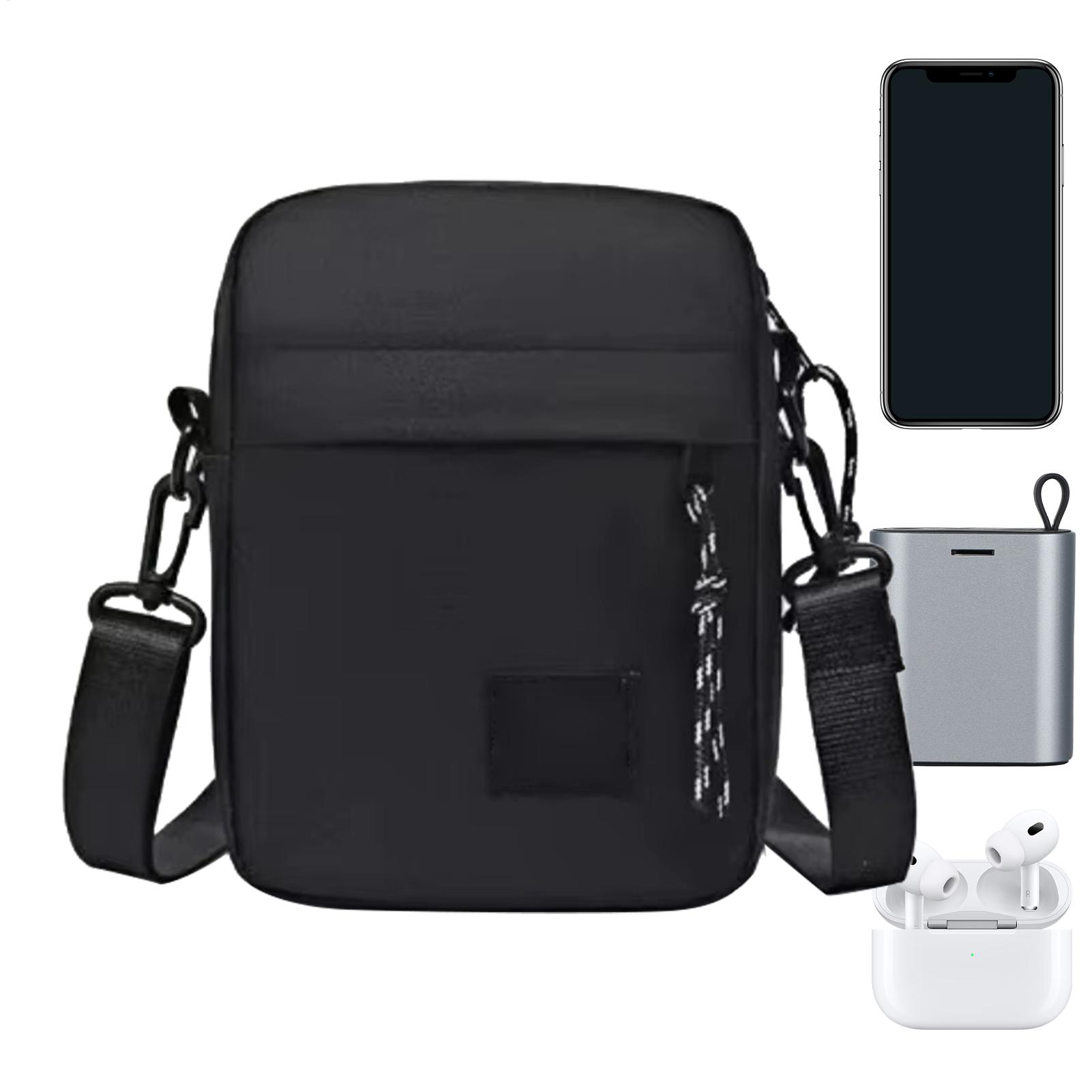 남성용 컴팩트 숄더백 패션 캐주얼 메신저 슬링백 여행  - Travel Accessories Tech 리뷰 및 가격