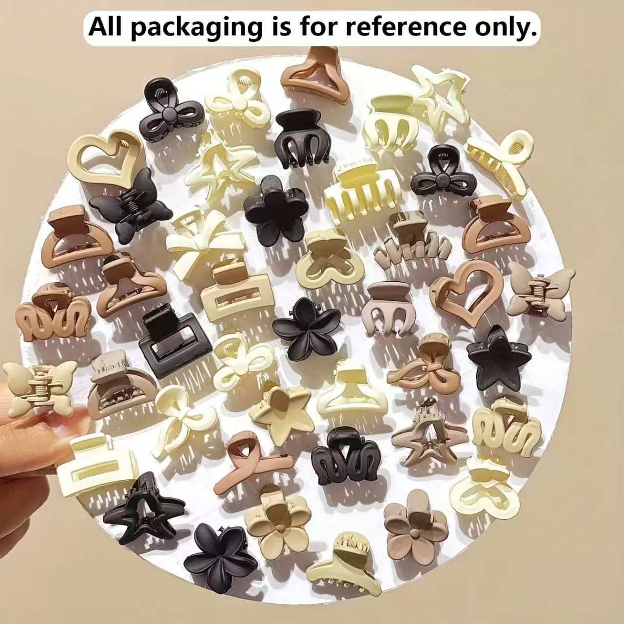 10/20/30개 베이지 혼합 팩 작은 클립, 귀여운  - Travel Accessories Pack 리뷰 및 가격