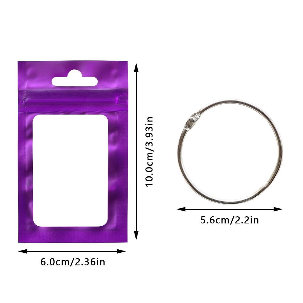 50pcs 다이아몬드 페인팅 비즈 보관 가방(라벨 포함 - Reusable Zip Bag 리뷰 및 가격