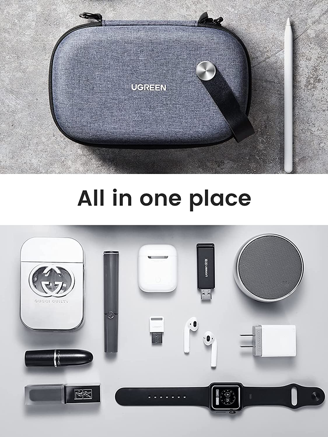 UGREEN 전자제품 여행용 정리함 하드 케이스 이중  - Travel Accessories Tech 리뷰 및 가격