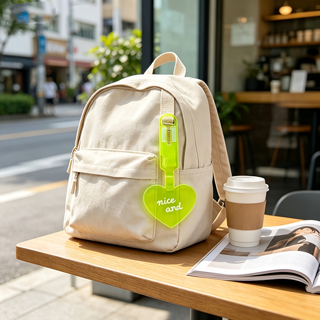 4개의 형광 하트 수하물 태그, 4가지 다양한 색상의  - Travel Accessories International 리뷰 및 가격