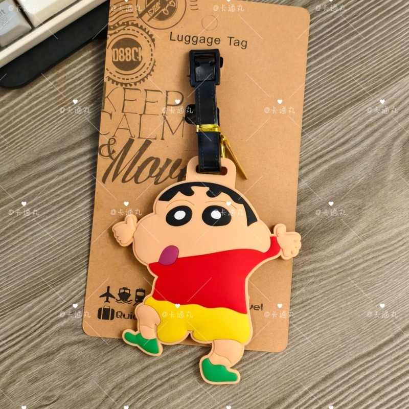 크레용신짱 만화 애니메이션 캐릭터 패션 러기지 태그 귀 - Travel Accessories International 리뷰 및 가격
