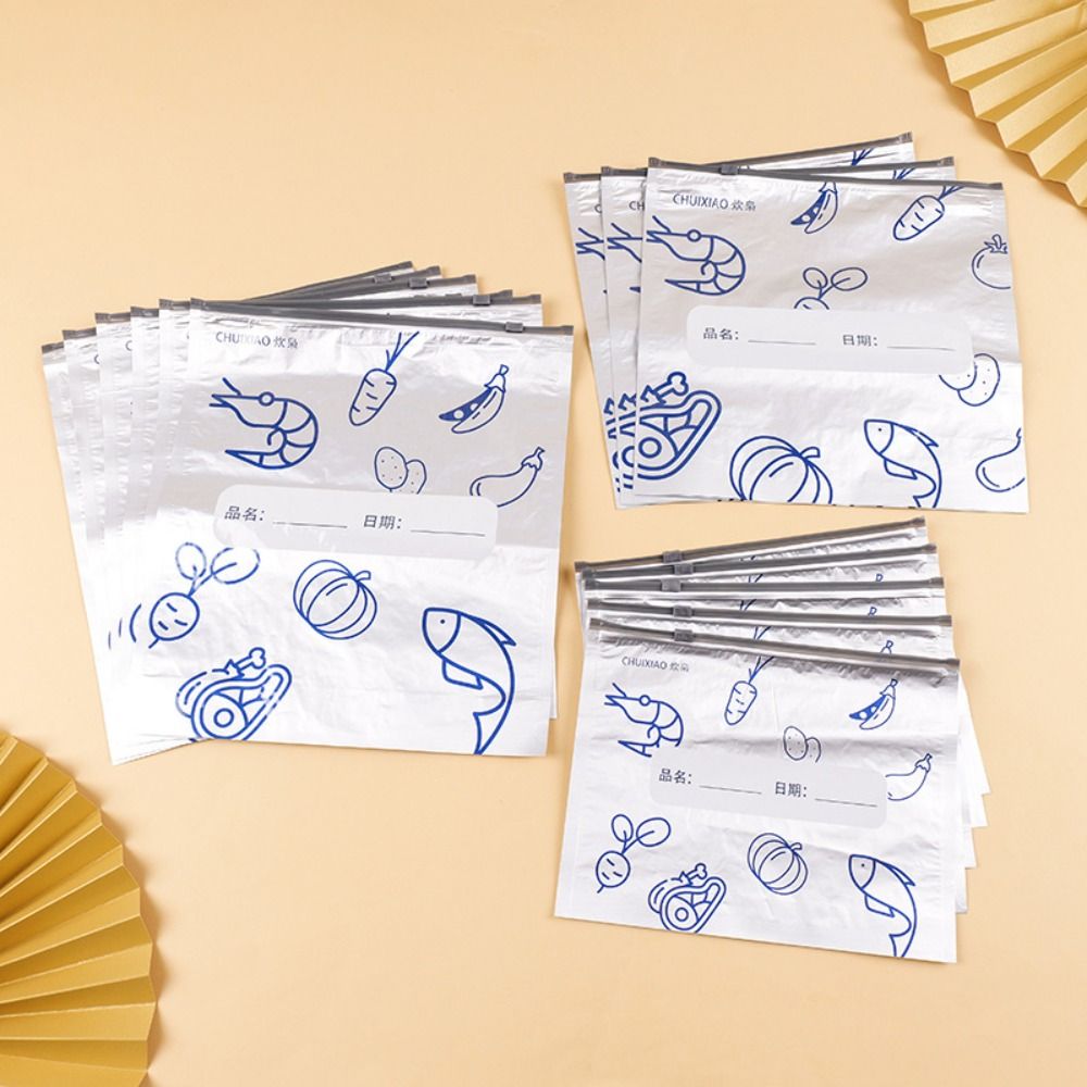 10개/봉투 대용량 알루미늄 호일 식품 보관 백 누수  - Reusable Zip Bag 리뷰 및 가격