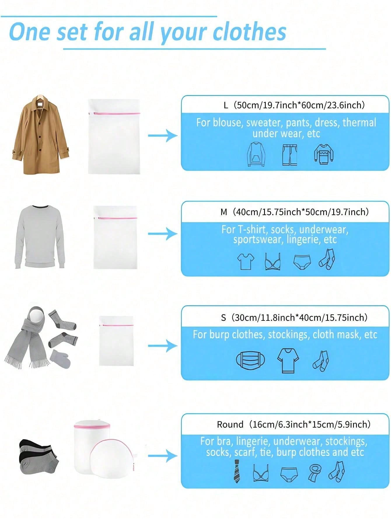 3개/세트 지퍼형 세탁망 재사용 가능 세탁기 의류 관리 - Reusable Zip Bag 리뷰 및 가격