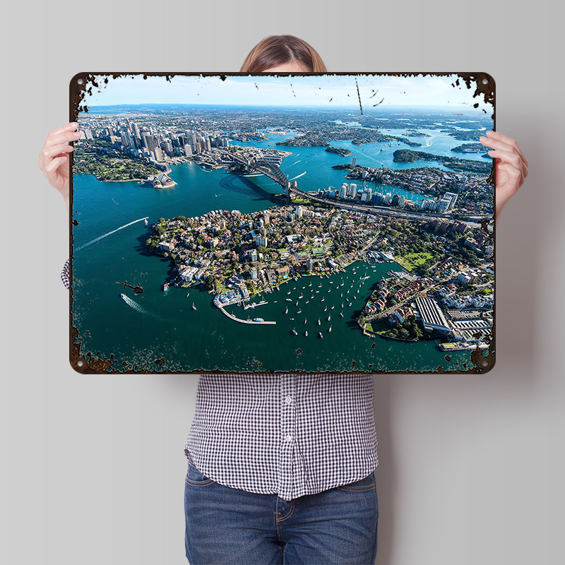 시드니 호주 여행 프린팅 포스터 맞춤형 레트로 벽 장식 - Travel Accessories Sydney 리뷰 및 가격