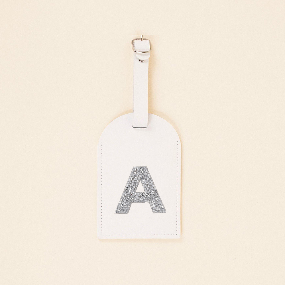 A-Z 모조 다이아몬드 모노그램 가죽 수하물 태그, 여 - Luggage Tag Leather 리뷰 및 가격