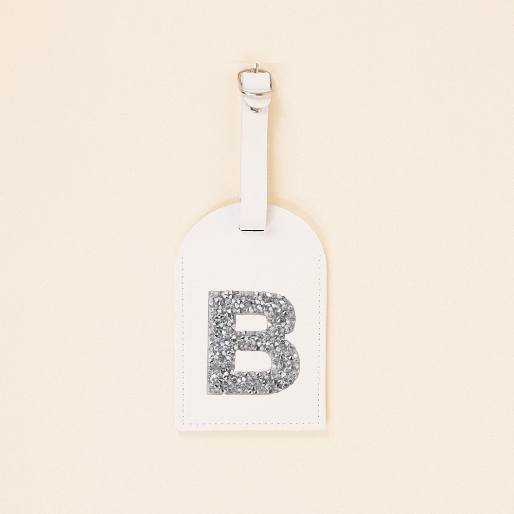 A-Z 모조 다이아몬드 모노그램 가죽 수하물 태그, 여 - Luggage Tag Leather 리뷰 및 가격