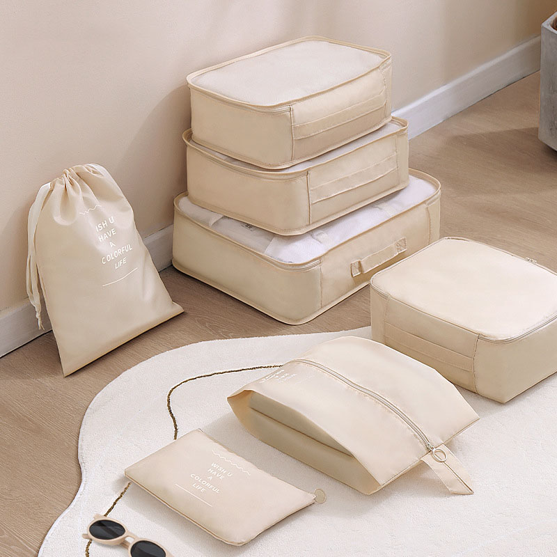 7종 여행용 짐 정리 큐브 세트 방수 러기지 오거나이저 - Travel Accessories Packing Cubes 리뷰 및 가격