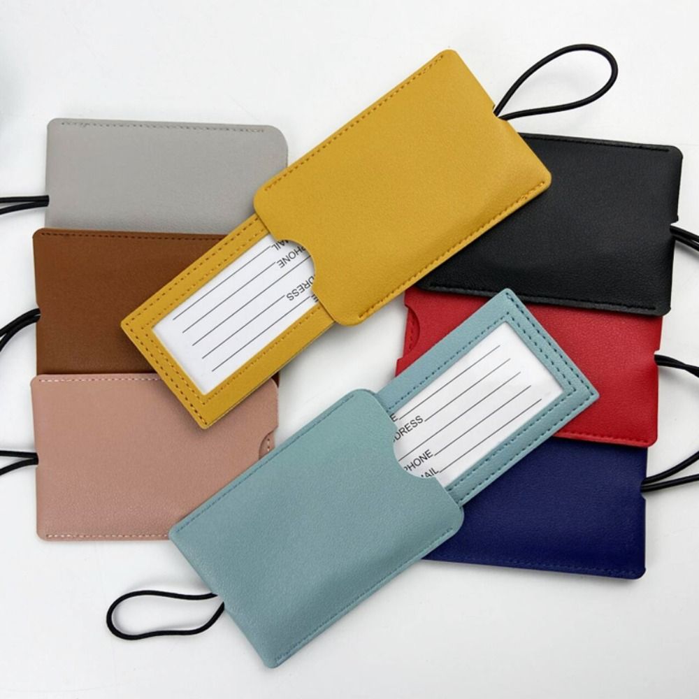 PU 가죽 풀아웃 러기지 태그 백팩 액세서리 부드러운  - Luggage Tag Leather 리뷰 및 가격