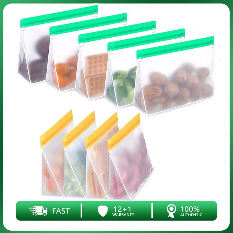재사용 가능한 식품 보관 가방 업그레이드 누출 방지 상 - Reusable Zip Bag 리뷰 및 가격