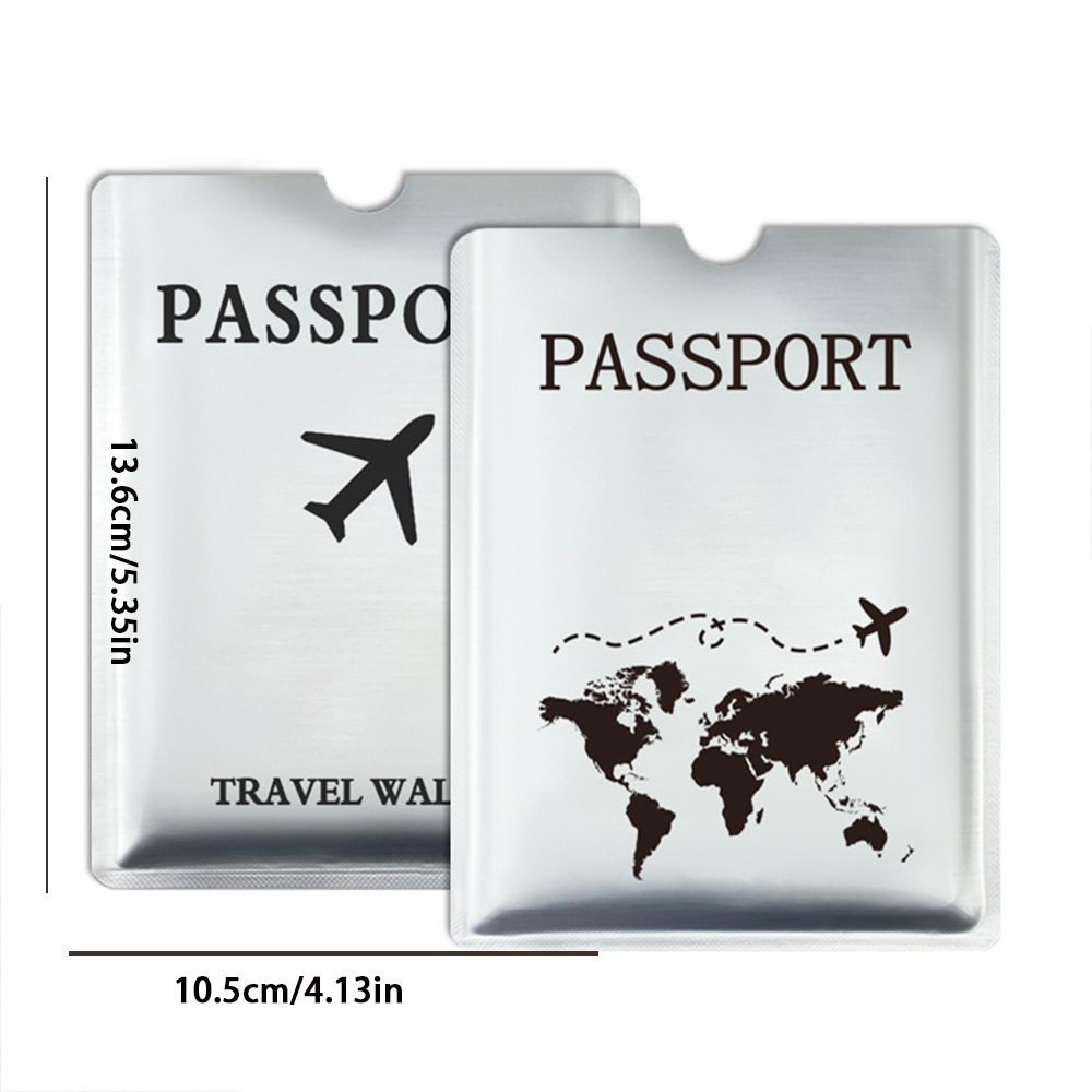 알루미늄 호일 여권 보호 케이스, 항자성 및 도난 방지 - Travel Accessories Plane 리뷰 및 가격