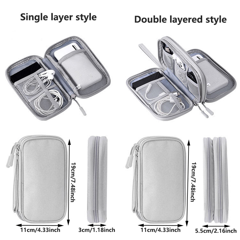 다채로운 색상의 휴대용 여행용 디지털 수납 가방 - 충 - Cable Organizer Travel 리뷰 및 가격