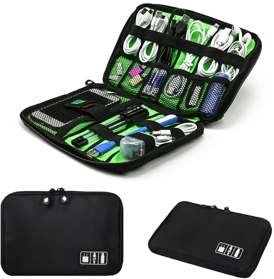케이블 정리 보관 가방 시스템 키트 케이스 USB 데이 - Cable Organizer Travel 리뷰 및 가격