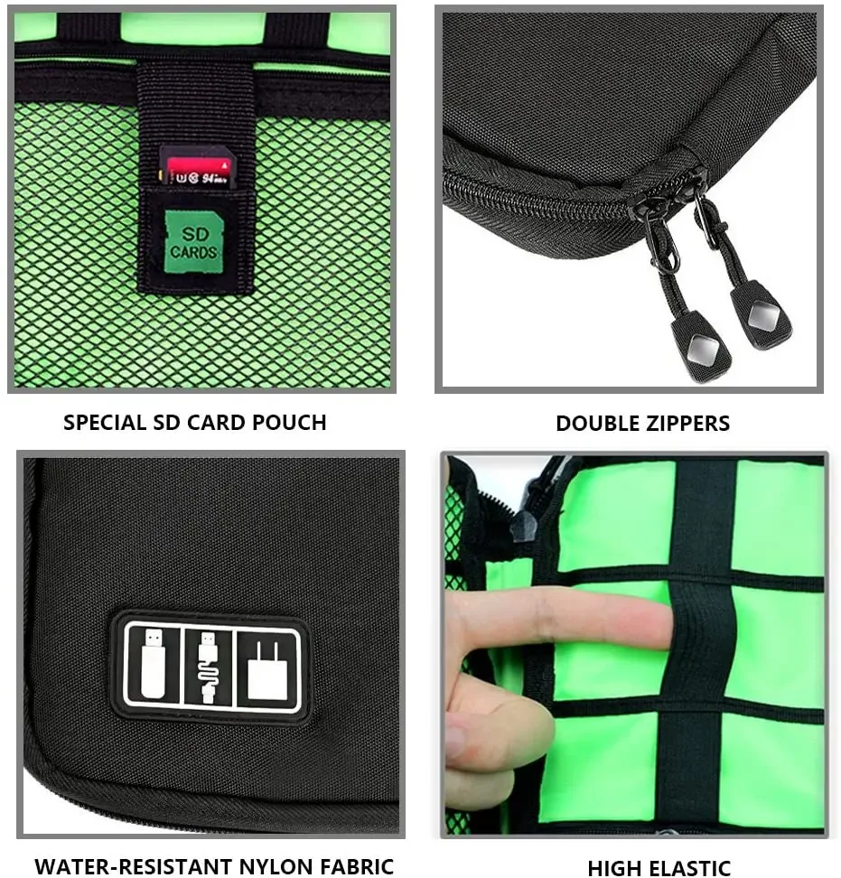 케이블 정리 보관 가방 시스템 키트 케이스 USB 데이 - Cable Organizer Travel 리뷰 및 가격