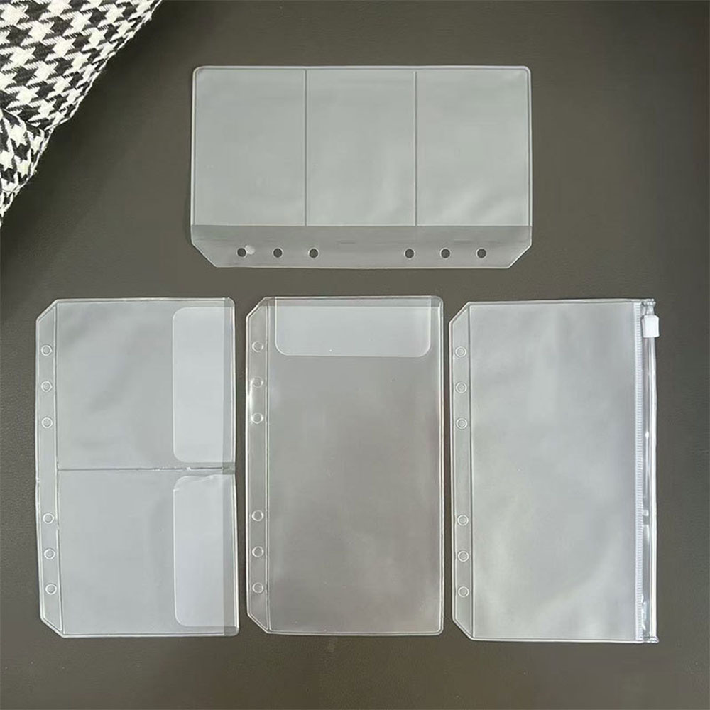 10Pcs A6 투명 PVC 지퍼 바인더 포켓 루즈리프 - Reusable Zip Bag 리뷰 및 가격