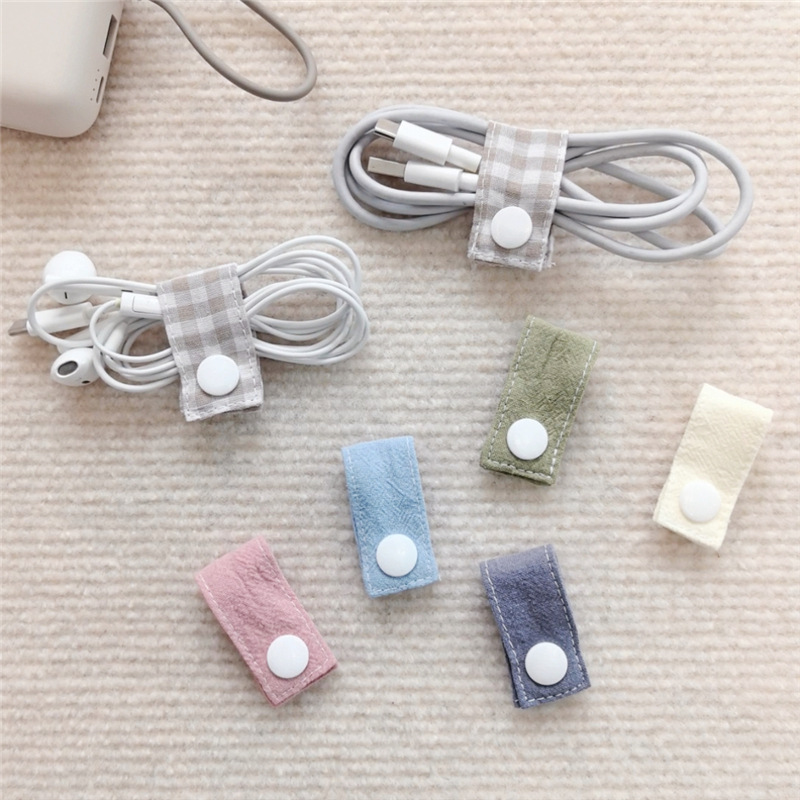 패브릭 케이블 정리대, 재사용 가능한 데이터 헤드폰 충 - Cable Organizer Travel 리뷰 및 가격