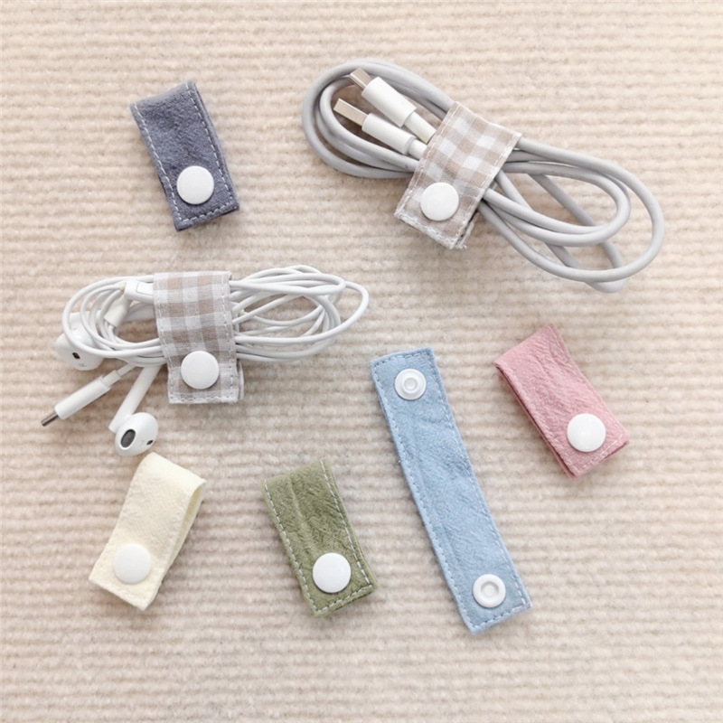 패브릭 케이블 정리대, 재사용 가능한 데이터 헤드폰 충 - Cable Organizer Travel 리뷰 및 가격