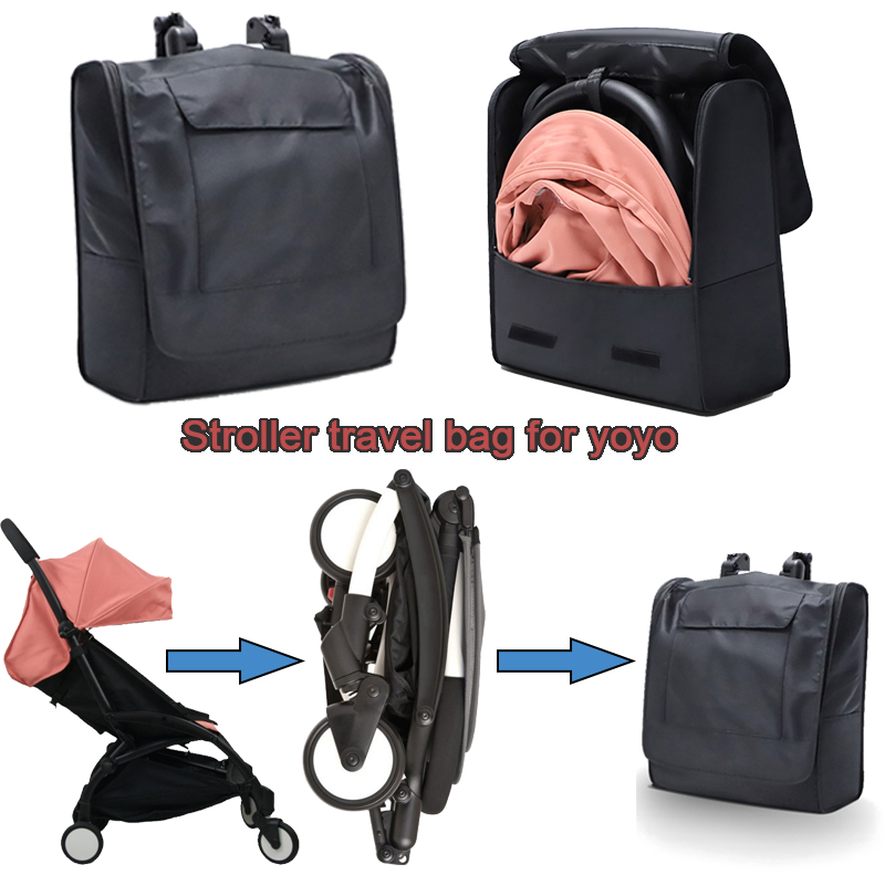 유모차 여행 배낭 방수 블랙 두꺼운 보관 가방, 비행기 - Travel Accessories Plane 리뷰 및 가격